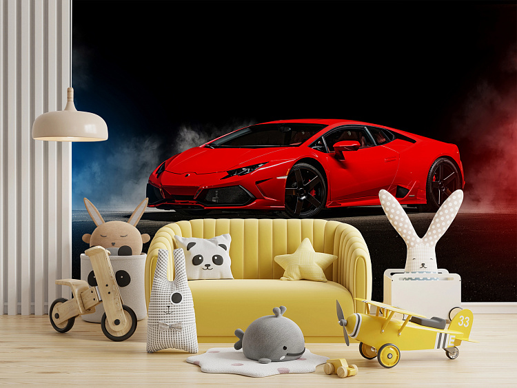 Фотообои Lamborghini_red