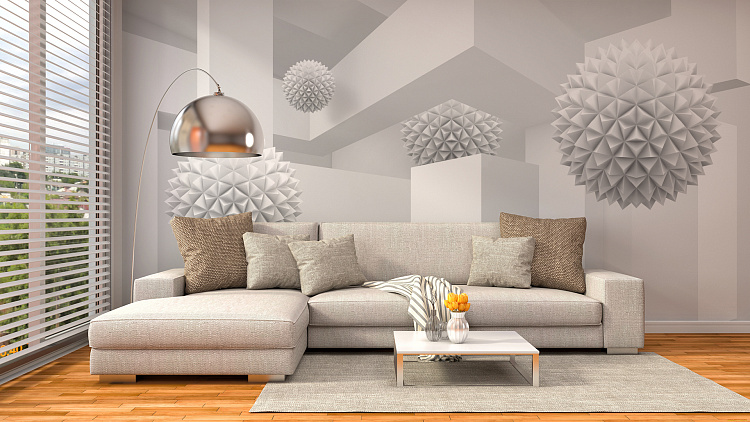 Фотообои 142232632 Парящие сферы