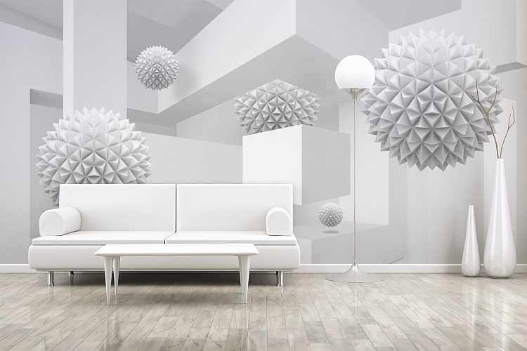 Фотообои 142232632 Парящие сферы