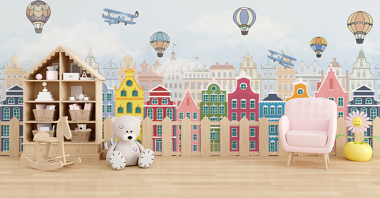 Фотообои Волшебный городок