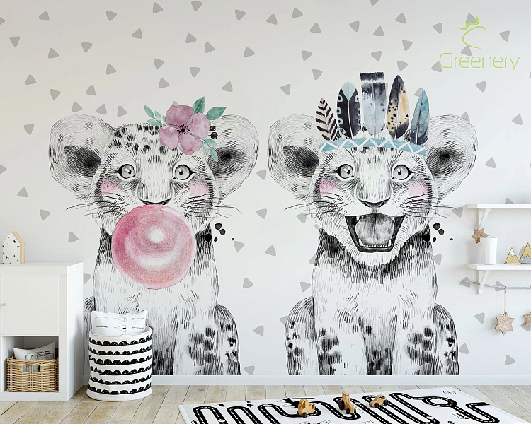 Фотообои львята