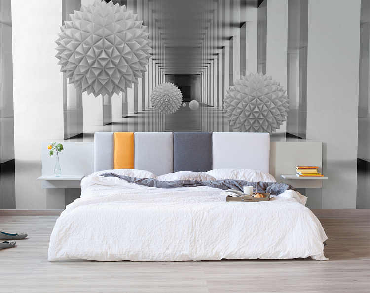 Фотообои Тоннель со сферами