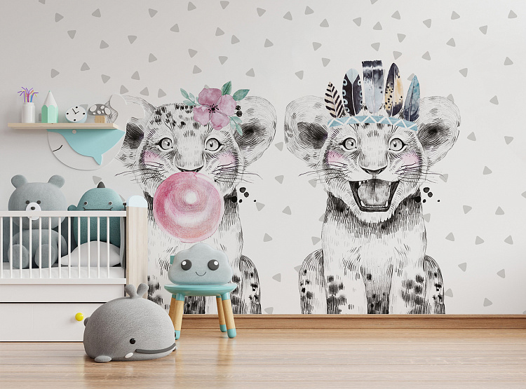 Фотообои львята